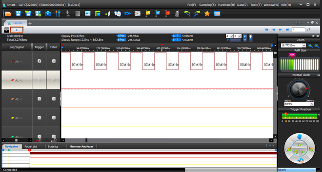 Auto-judge the sampling frequency and capture